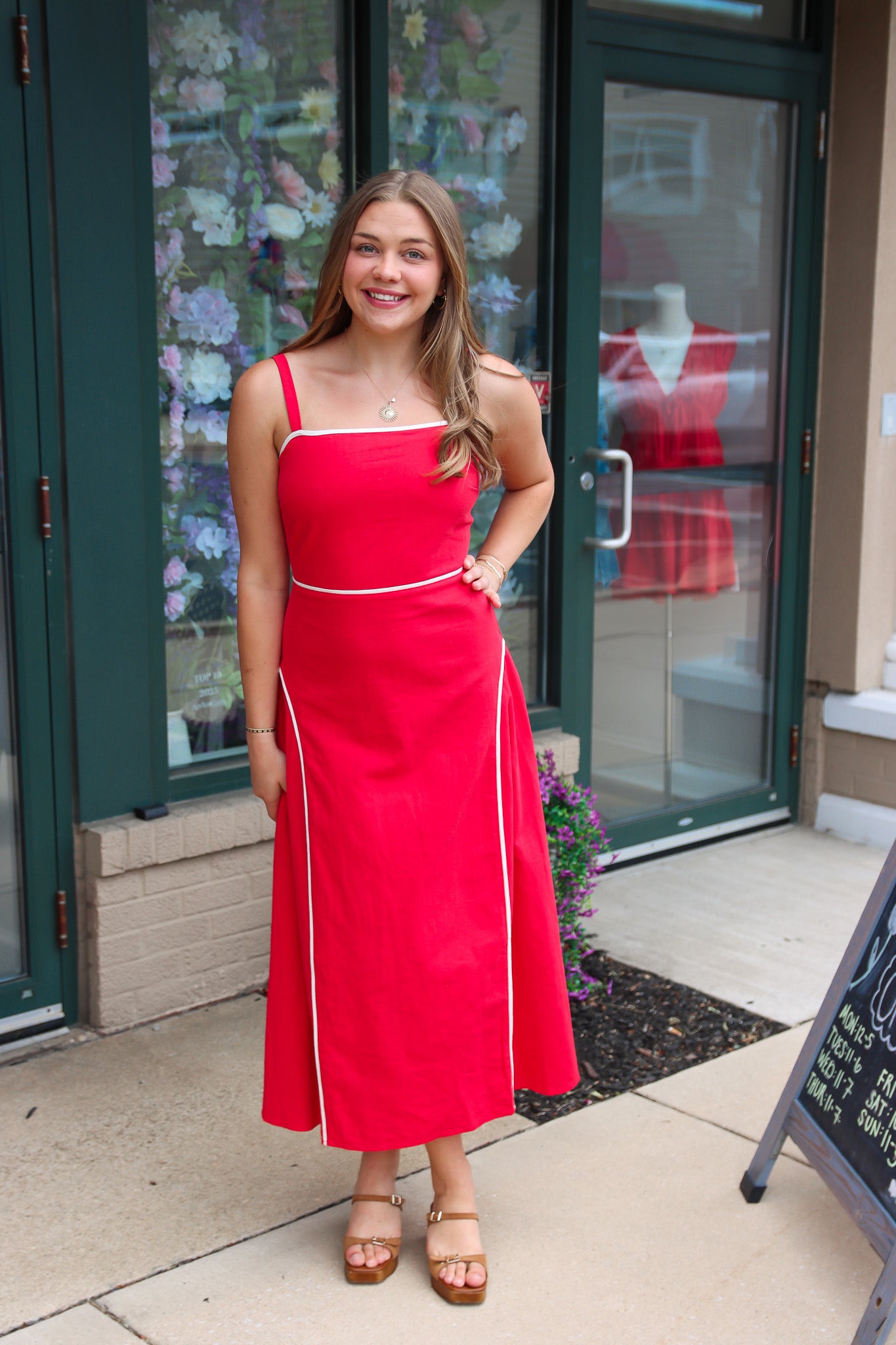 LOST & WANDER “SAFFRON MUSE” MAXI DRESS