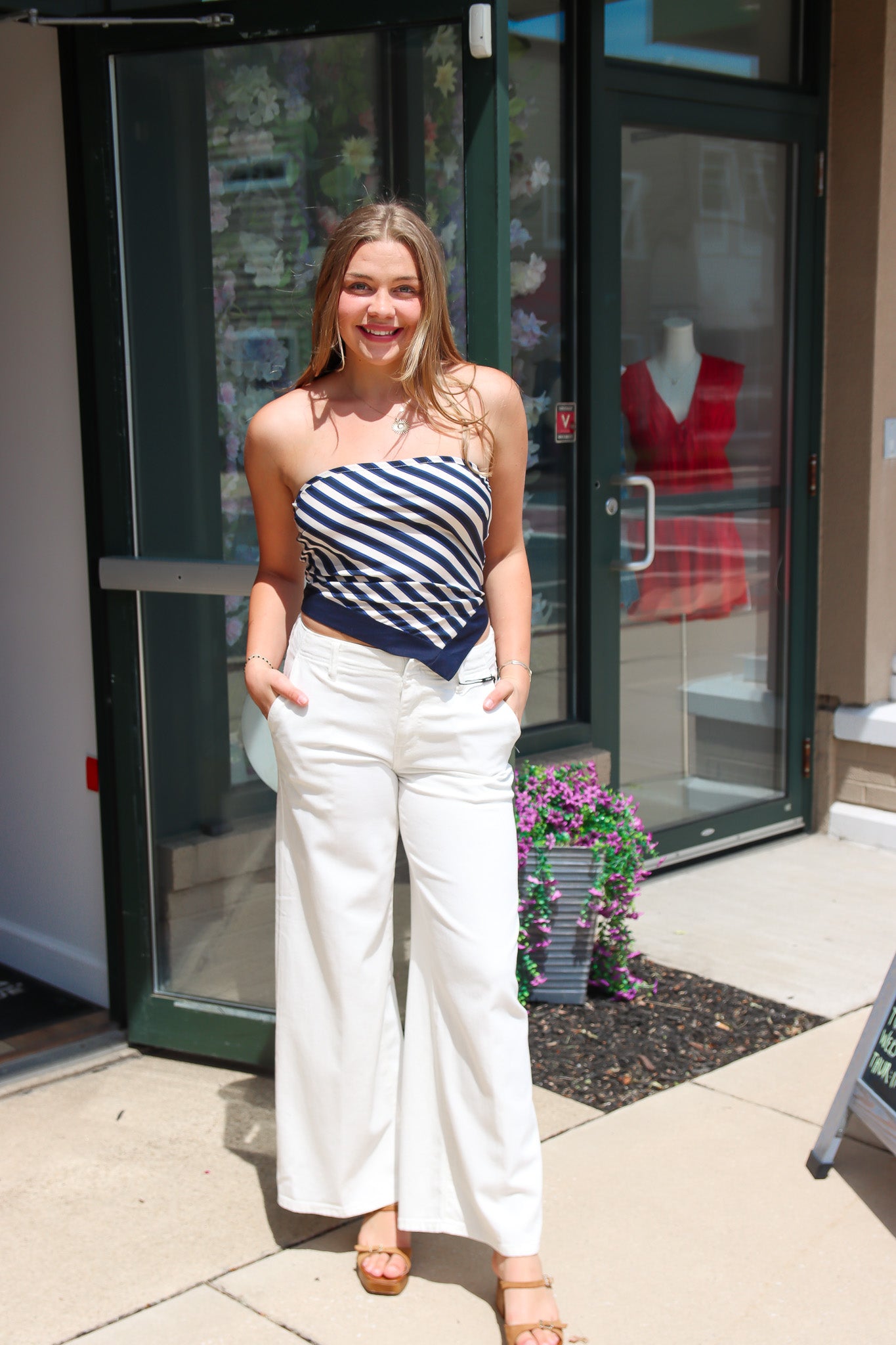 LUCY PARIS “NARA” SCARF TOP