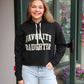 THE CROPPED COLLEGIATE HOODIE