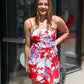 LUCY PARIS “SAMANTHA” MINI WRAP DRESS