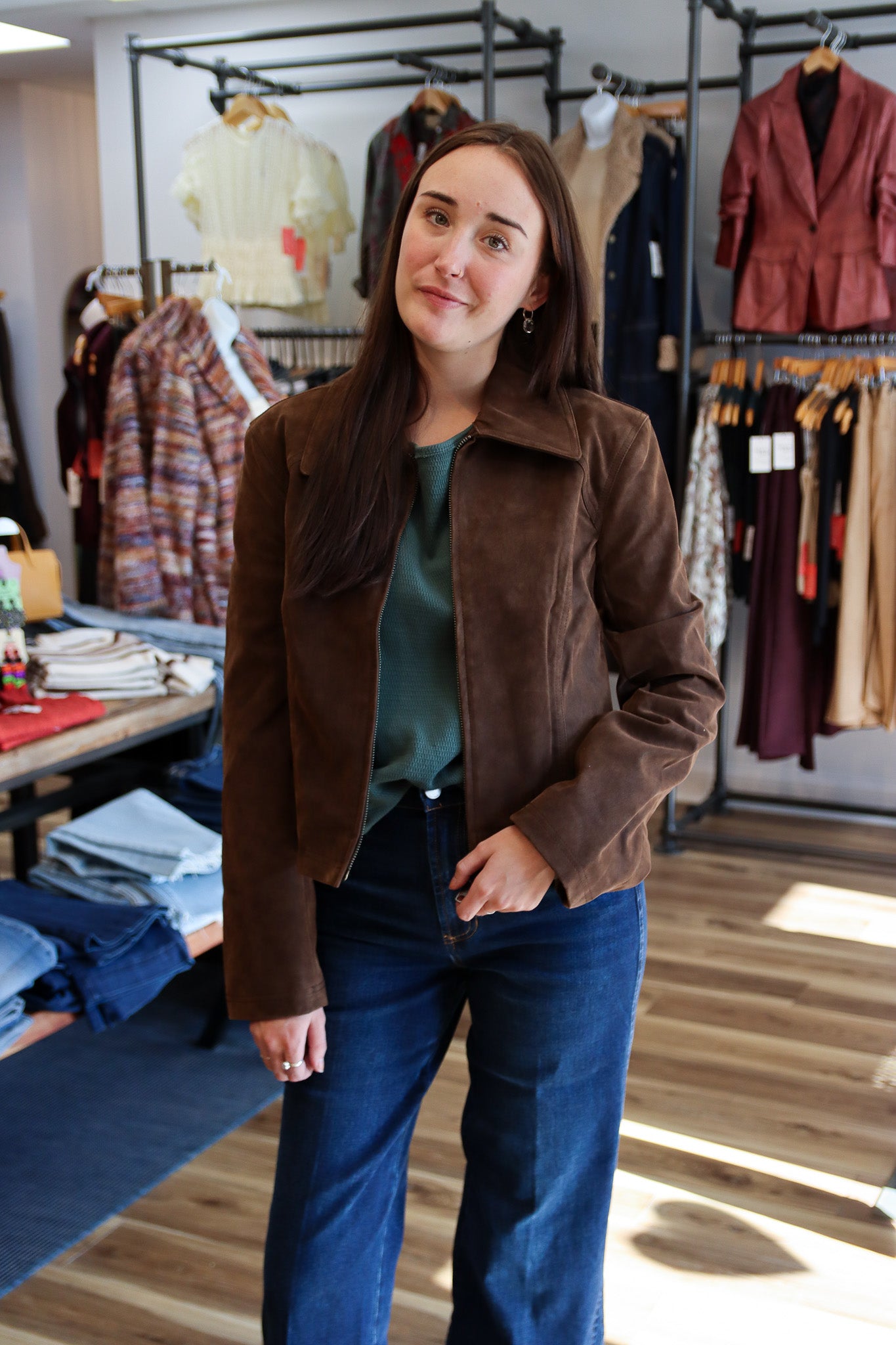 RIVER VEGAN LEATHER JACKET