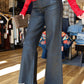 Fiona Wax Coated Denim Jeans