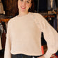 BEJEWELED COLLAR SWEATER