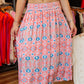 MEET ME IN SANTORINI "SUNSET TAPESTRY" SKIRT