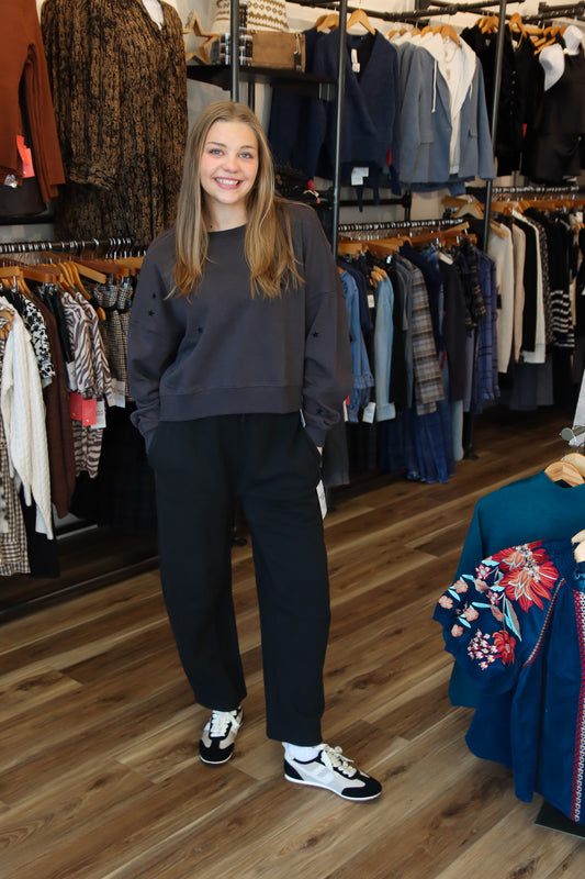 ALL-OVER MINI STARS SWEATSHIRT