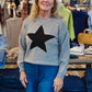 MYRA WHIPSTITCH STAR CREWNECK