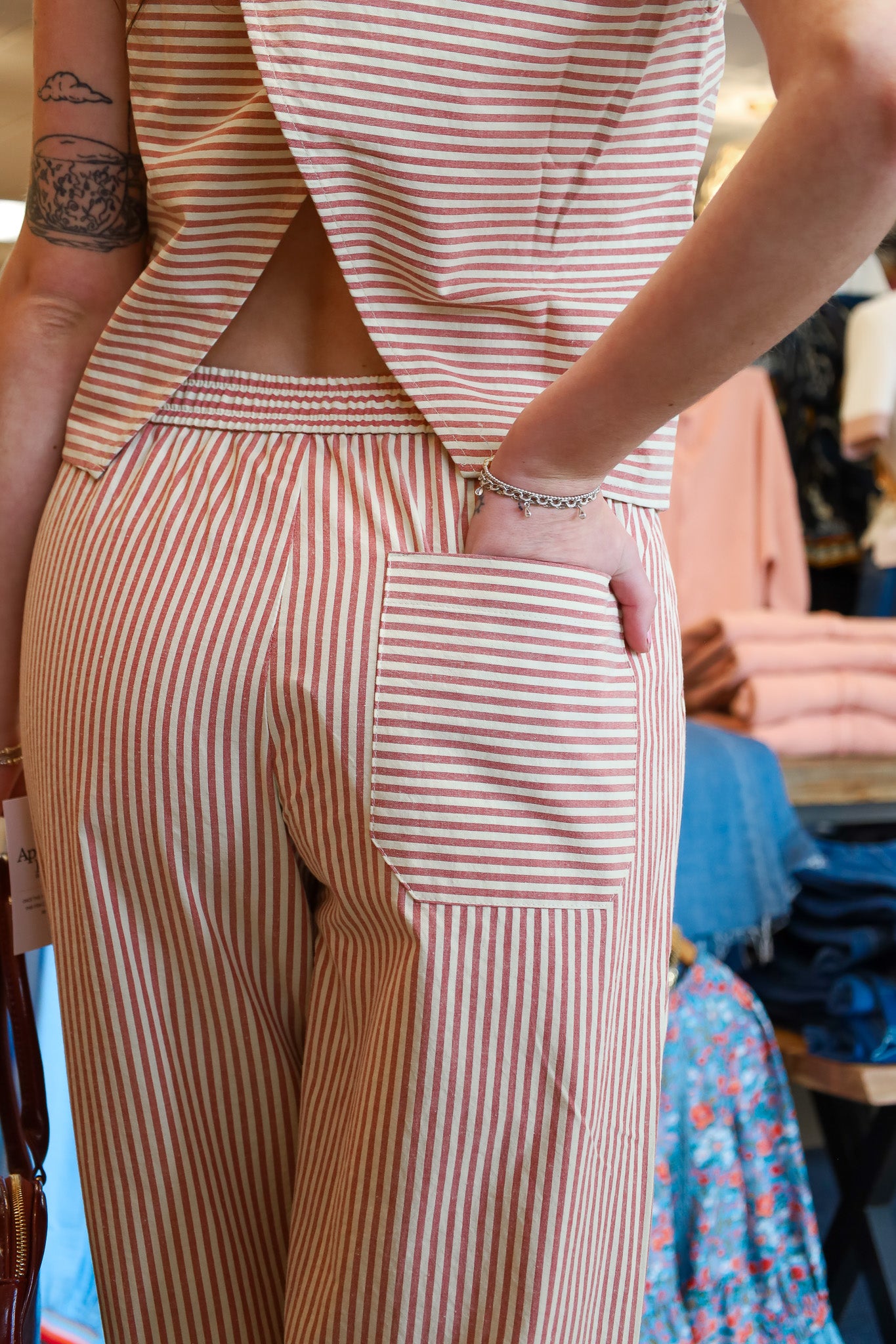 CHARLIE STRIPED TROUSERS