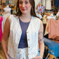 STRIPED CROPPED VEST