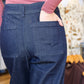 DENIM STRAIGHT WIDE LEG PANT
