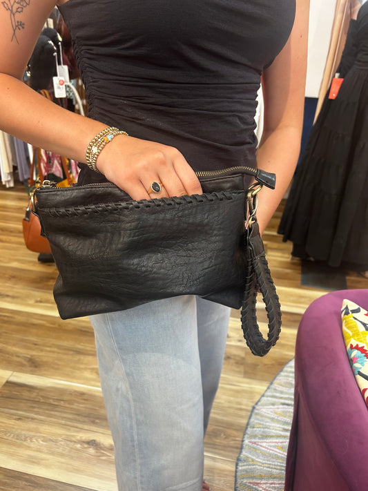 Oakley Whipstitch Top Zip Wristlet