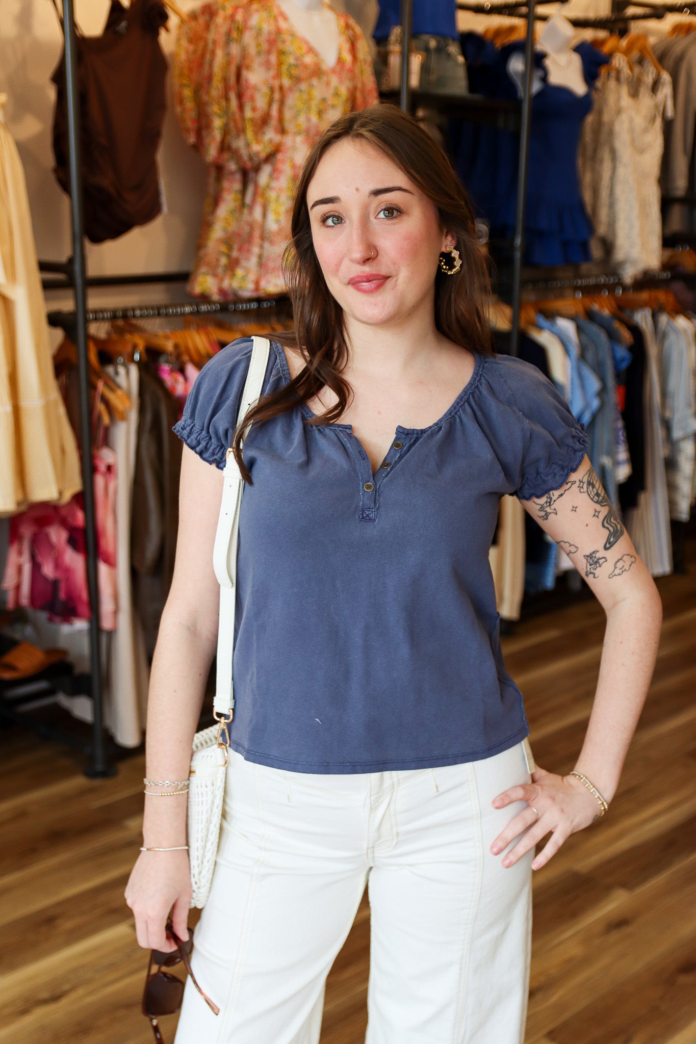 FREE PEOPLE "ISSA" TEE