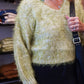 FUZZY KNITTED SWEATER