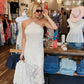 LUCY PARIS “NAMI” HALTER CROCHET DRESS