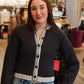 V NECK SHORT CARDIGAN