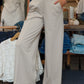 ICHI WIDE LEG FRONT SEAM TROUSER