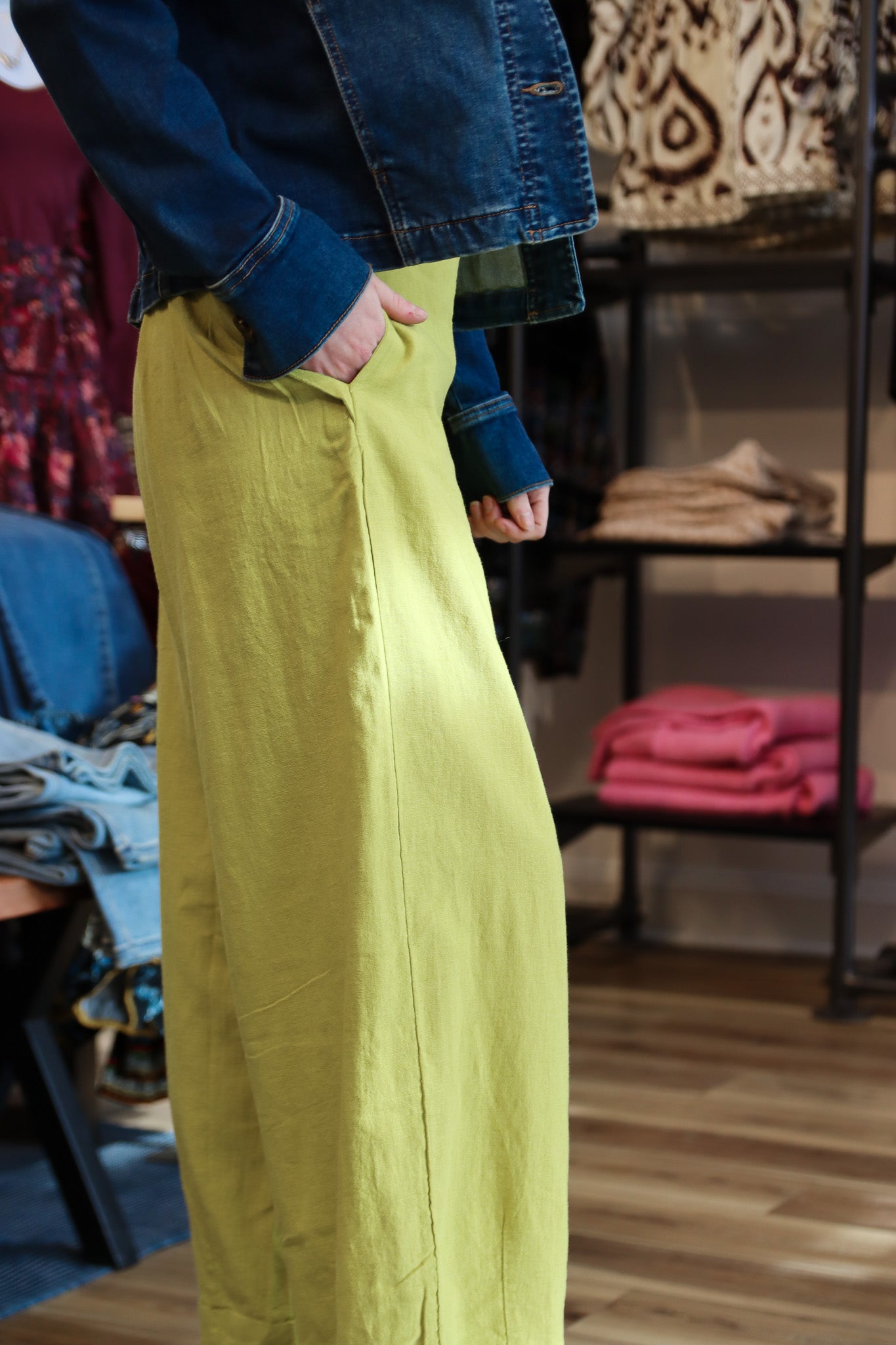 DEMI COTTON LINEN PANT