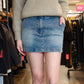 MOTTLE MINI SKIRT
