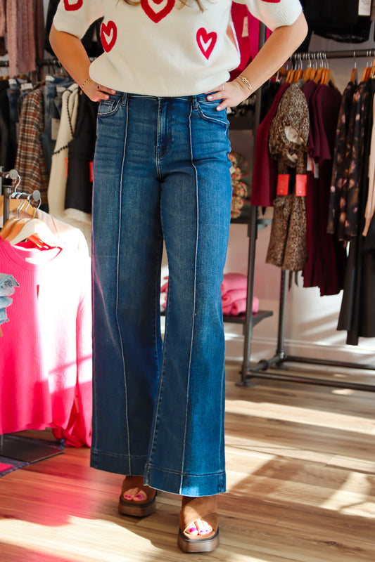 32" INSEAM HIGH RISE NORI WIDE LEG