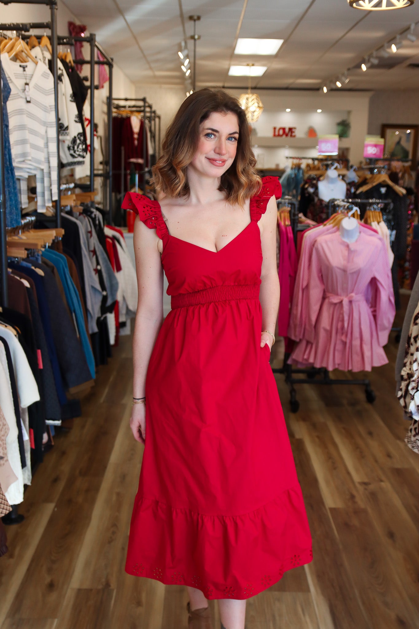 VINO KISS MIDI DRESS