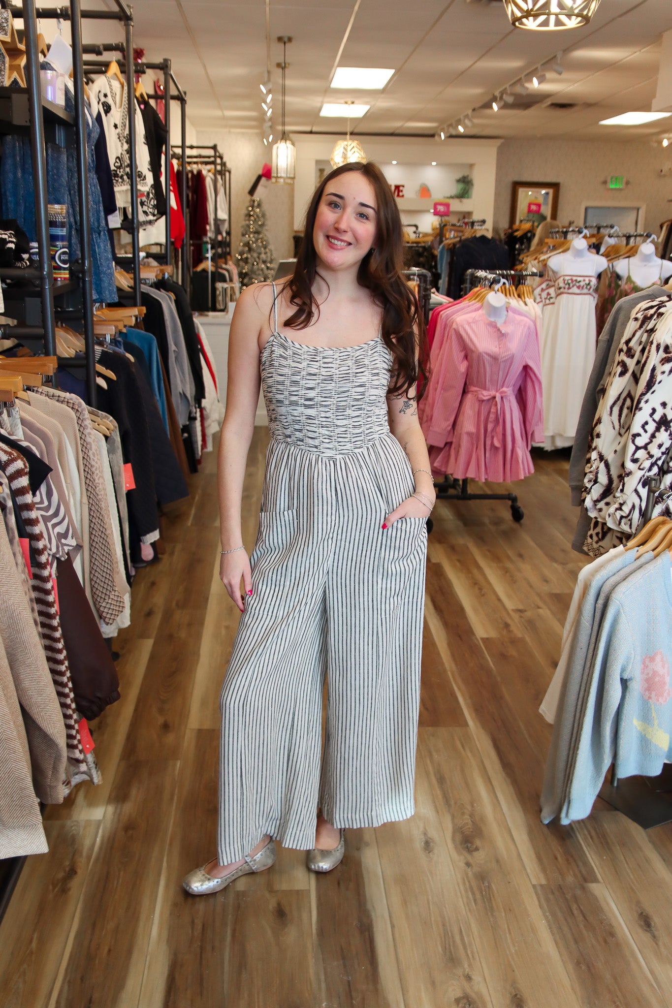 KARLEE STRIPE TANK JUMPER