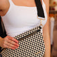 WESTLYN WOVEN CHECKERED BUM BAG
