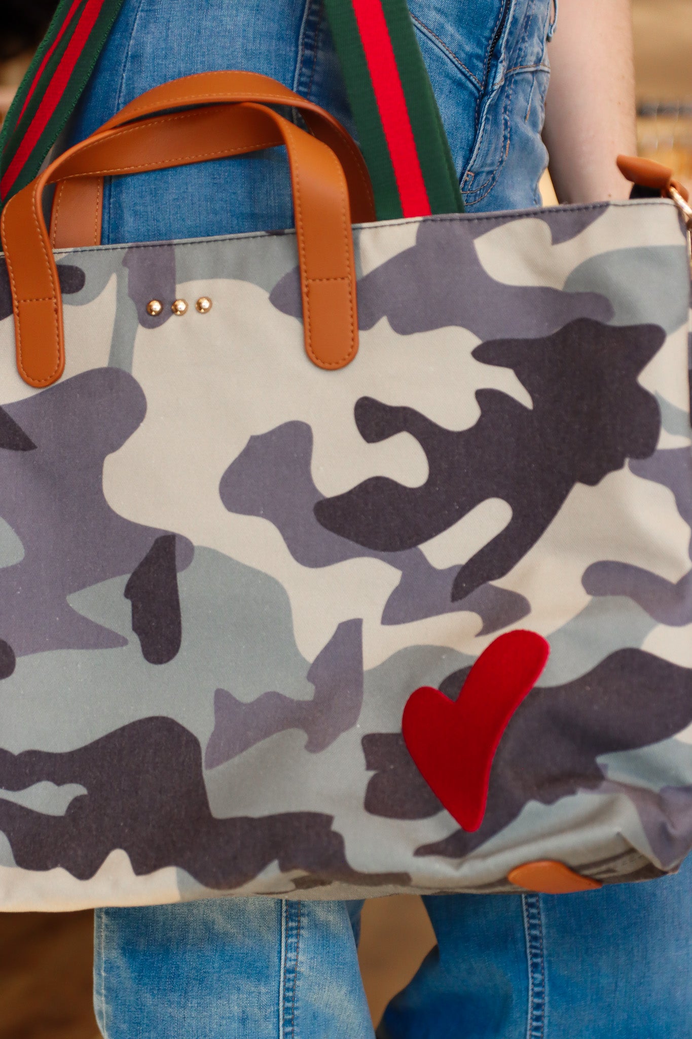 CHELSIE CANVAS PRINTED TOTE