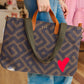 CHELSIE CANVAS PRINTED TOTE