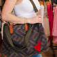 CHELSIE CANVAS PRINTED TOTE