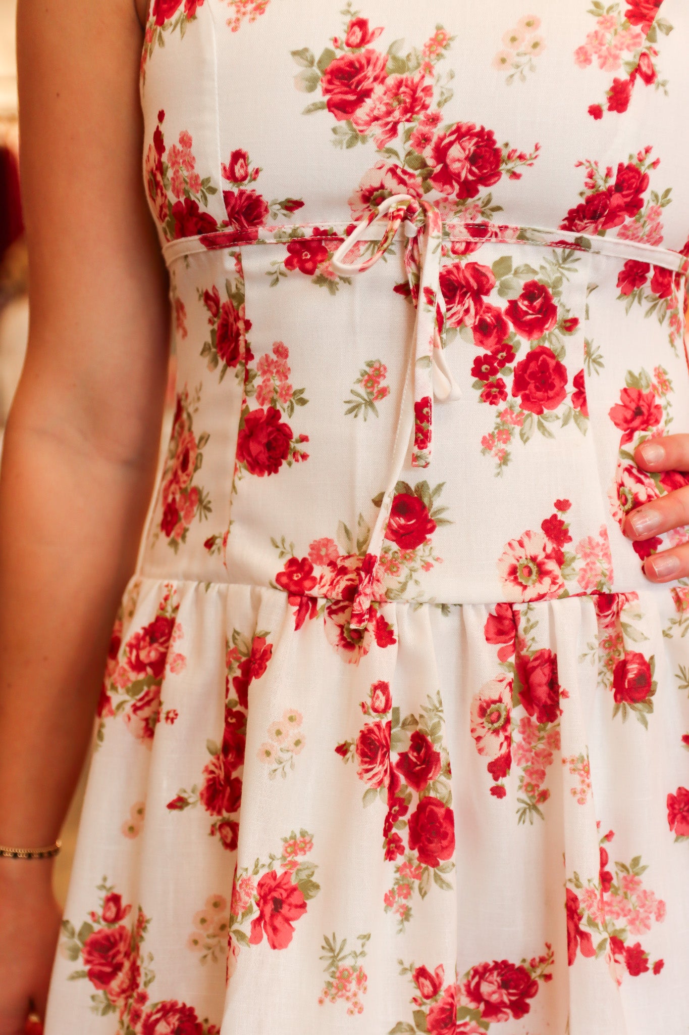 OPEN BACK LOW WAIST MINI DRESS