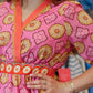 FATE GATHERED SLEEVE SMOCKED BACK MINI DRESS