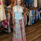 FREE PEOPLE “SANTA EULALIA” PRINTED MAXI SKIRT