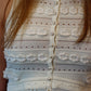 DELUC “MALTA” KNIT FLORAL CROPPED VEST