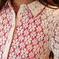 MANNIE LACE BUTTON DOWN