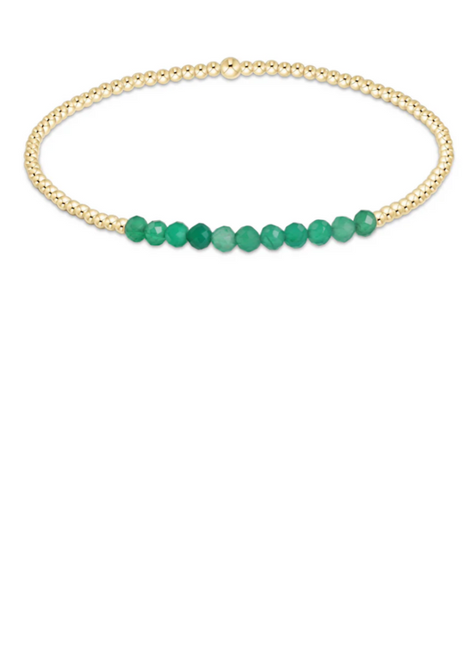 BLISSFUL 2MM GREEN ONYX