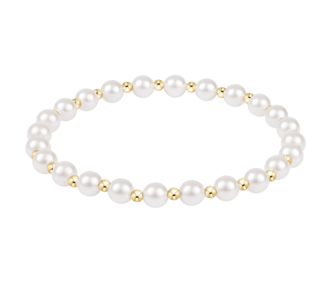 GRATEFUL PEARL 5MM BRACELET
