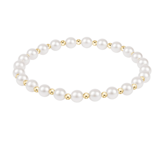 GRATEFUL PEARL 5MM BRACELET