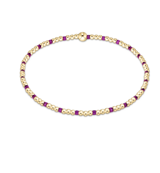 HOPE SINCERITY 2MM FUCHSIA BRACELET