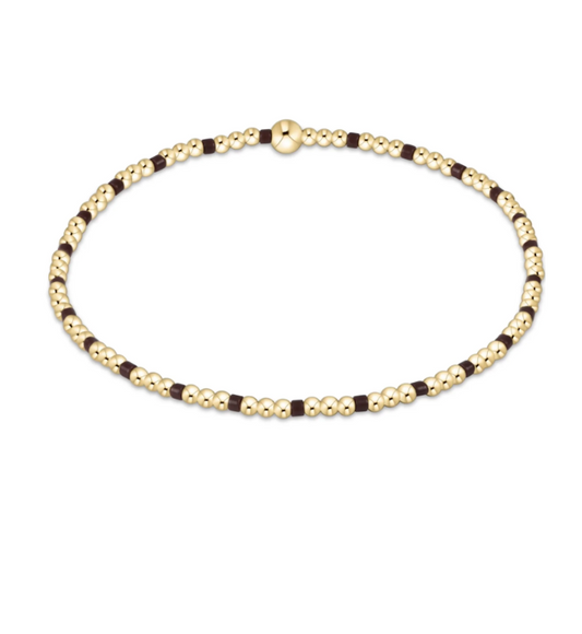 HOPE SINCERITY 2MM CHOCOLATE BRACELET