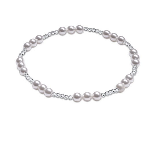 CLASSIC JOY STERLING 4MM PEARL BRACELET