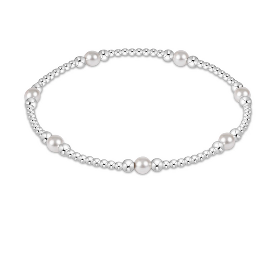 PURPOSE PEARL 4MM STERLING BRACELET