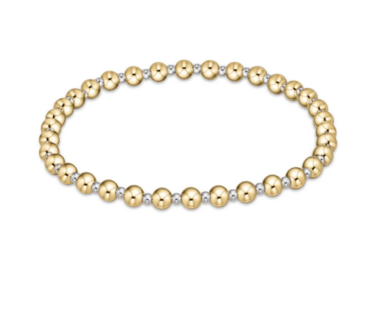 CLASSIC GRATEFUL 4MM MIXED METAL BRACELET