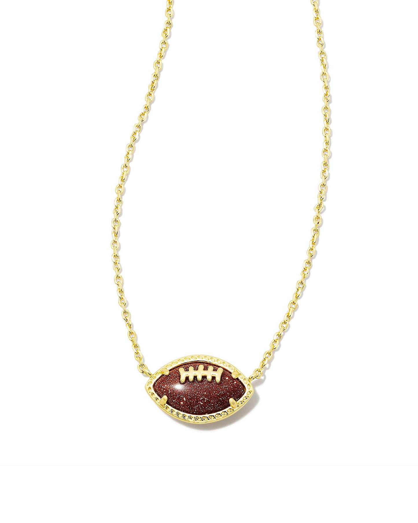 FOOTBALL SHORT PENDANT NECKLACE