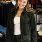 LIVERPOOL ZIP FRONT COLLARED BOMBER JACKET