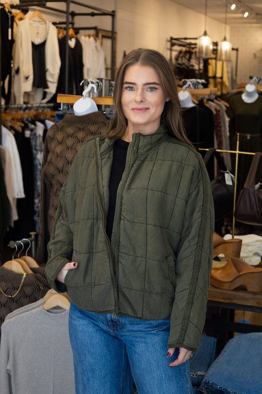 "TOBY" QUILTED JACKET