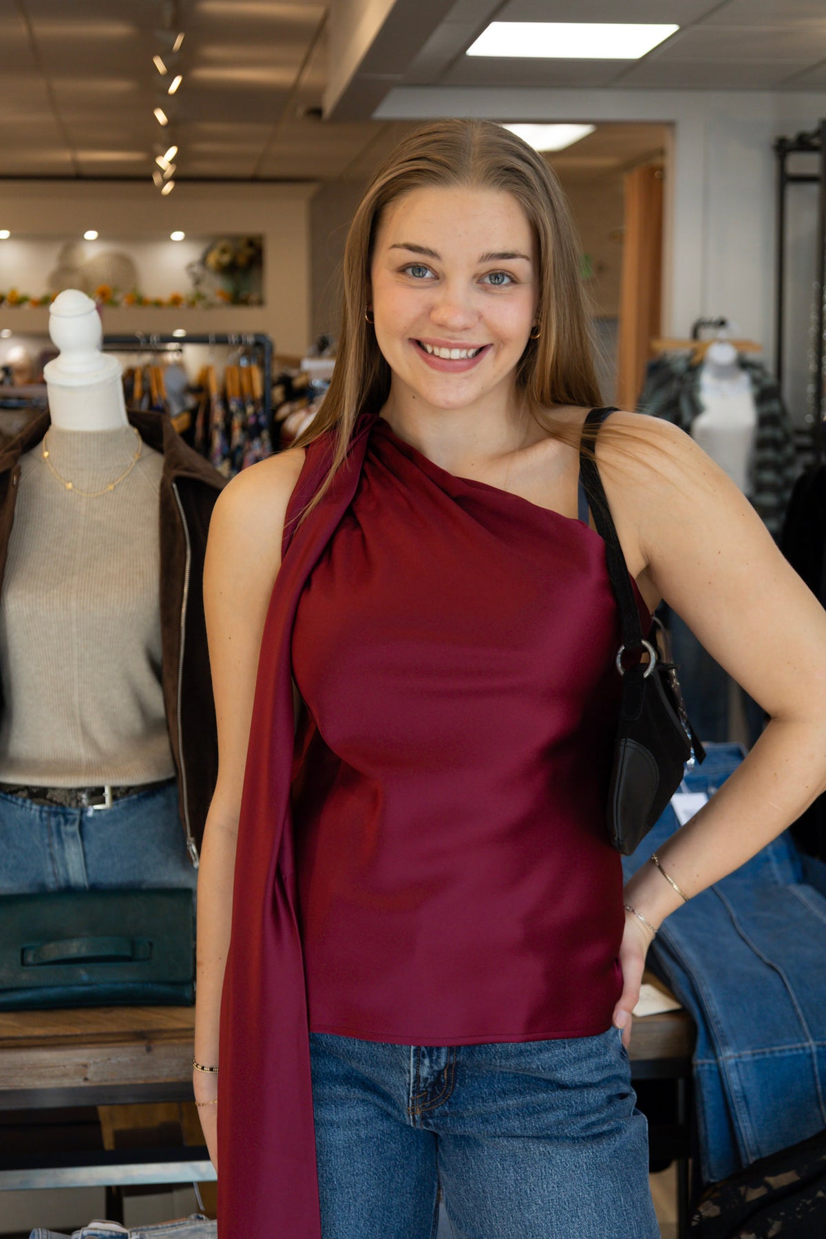 DIANA | SCARF BLOUSE