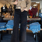 KUT "MEG" HIGH RISE WIDE LEG FRT PKTS INSET-RAW HEM