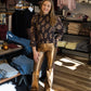 KUT "KELLY" HIGH RISE FAB AB ANKLE FLARE WITH WIDE HEM