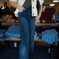 LIVERPOOL "STRIDE" HIGH RISE WIDE LEG DENIM