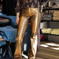 KUT "KELLY" HIGH RISE FAB AB ANKLE FLARE WITH WIDE HEM