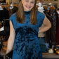 "CALLIE" VELVET SHORT SLEEVE MAXI